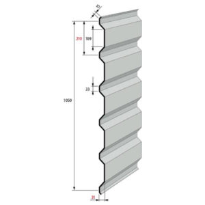 bardage façade en acier 5.210.31