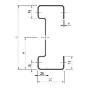 fournisseur panne métallique type sigma