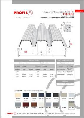 support étanchéité 3.250.106, appui 160 mm perforé