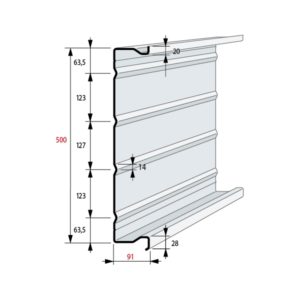 Fabricant sur-mesure plateau de bardage 91-500