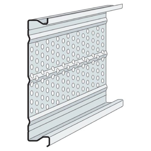 Plateau bardage perforé