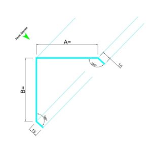 raccord d'angle extérieur modèle 3